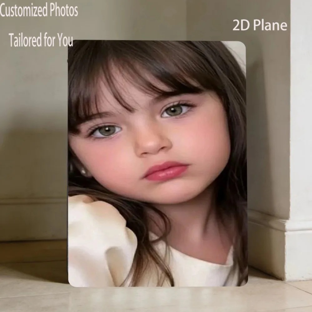 Pet Portrait Custom - لوحة معدنية مسطحة ثنائية الأبعاد مخصصة