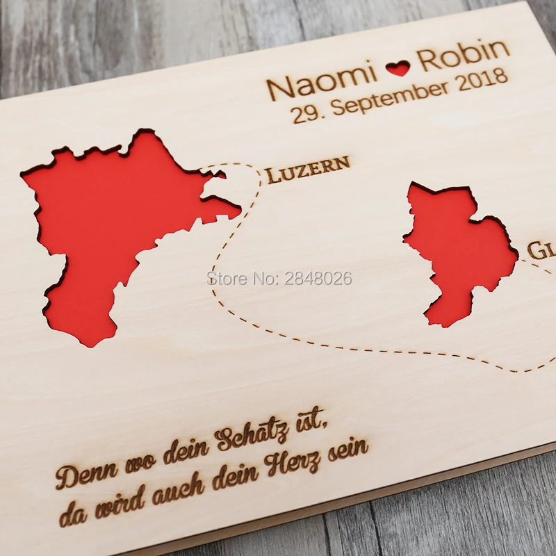 كتاب ضيوف الزفاف الشخصي الريفي - مراجعة Custom Star Map وسعره