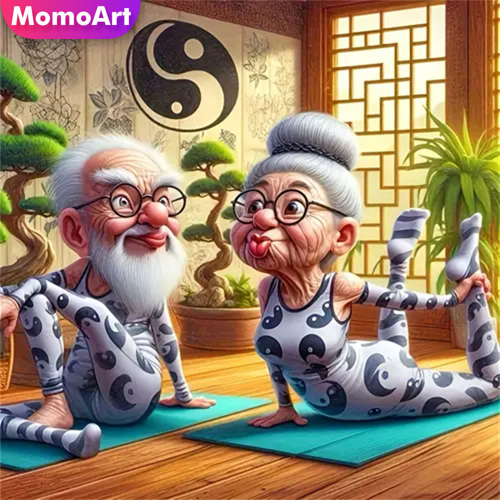 Momoart كبار السن الماس الفسيف - مراجعة Photo Mosaic Print وسعره