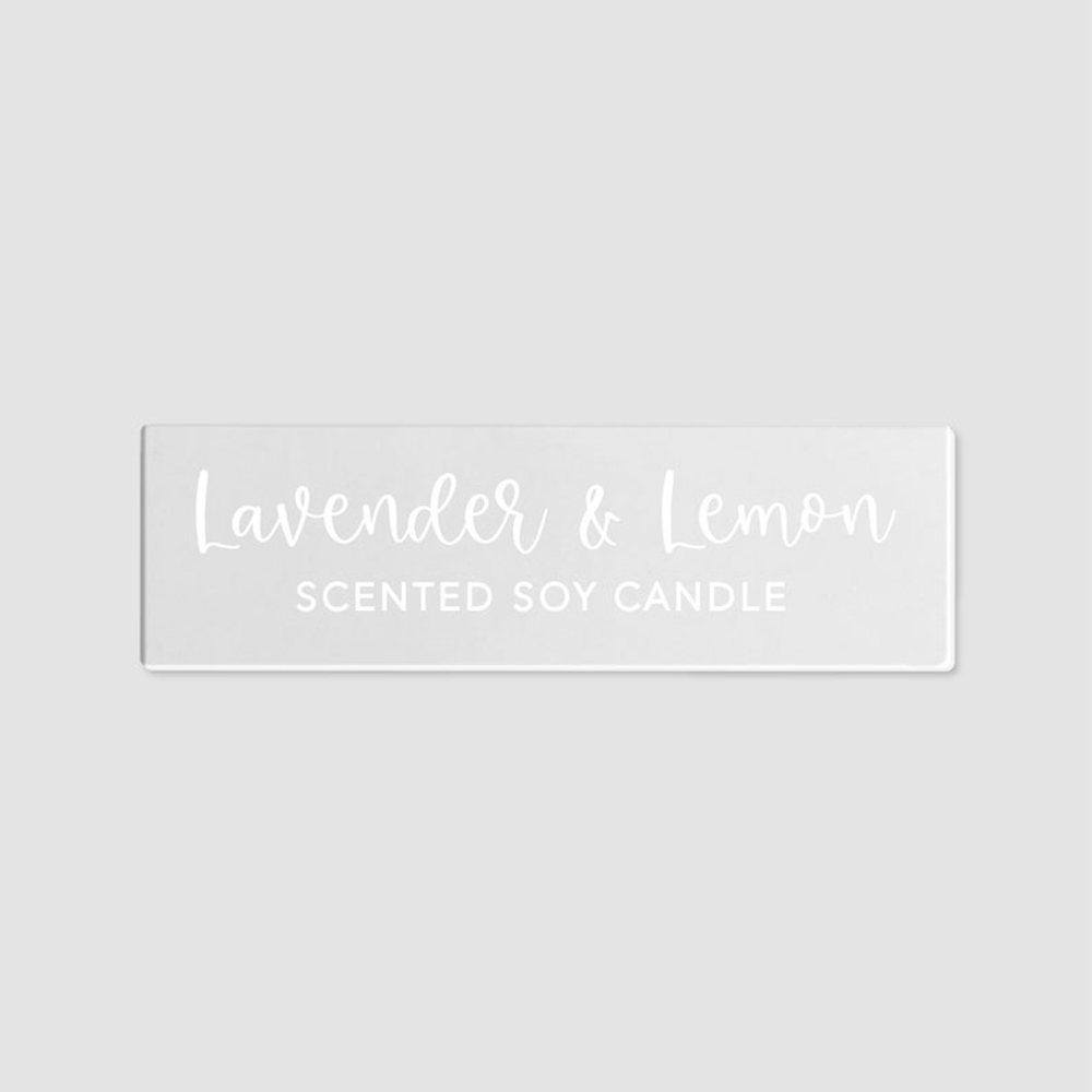 50 قطعة 45x15 مللي متر شخصية م - مراجعة Personalised Candle Label وسعره