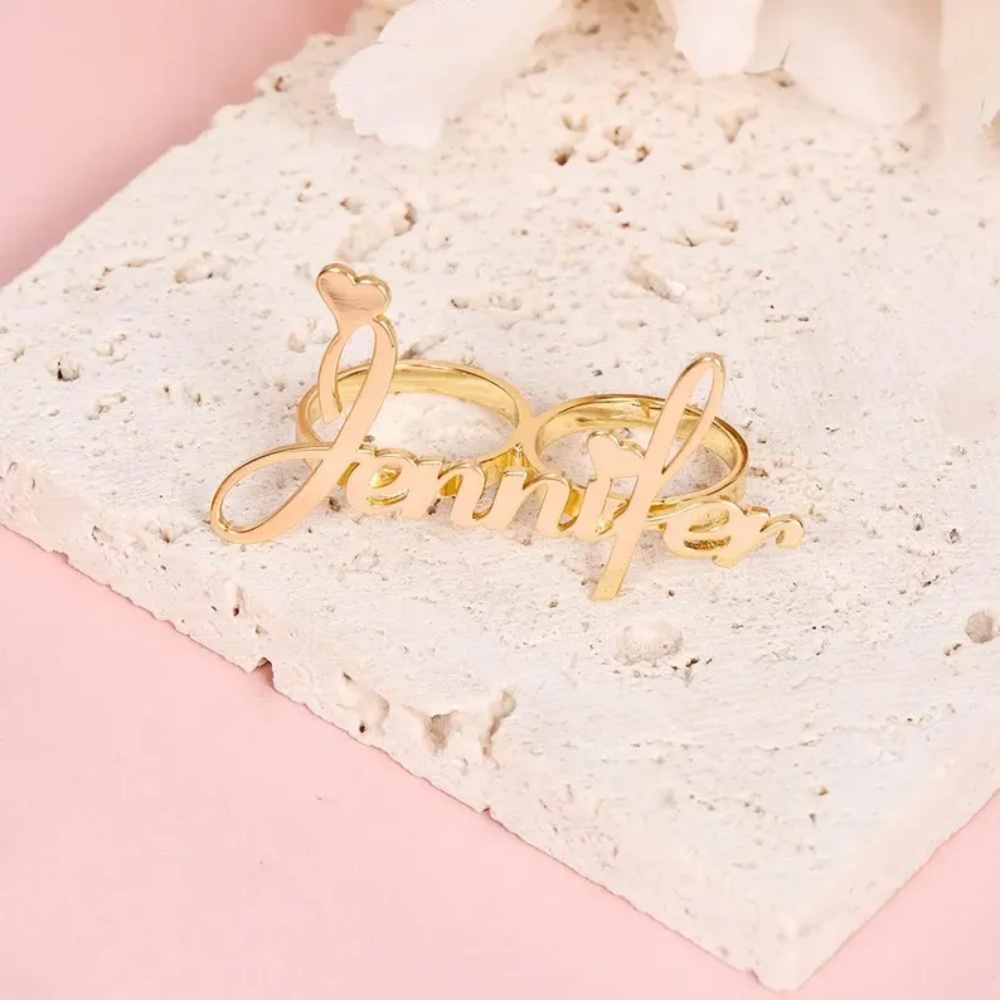 خاتم لي تشي المخصص بتصميم قلب  - مراجعة Initial Ring Custom وسعره